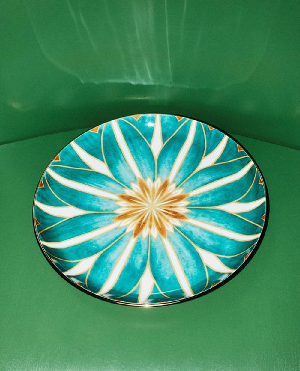 ZARA HOME - MARISA BERENSON ДЕКОРАТИВНЫЙ ПОДНОС, БИРЮЗОВЫЙ