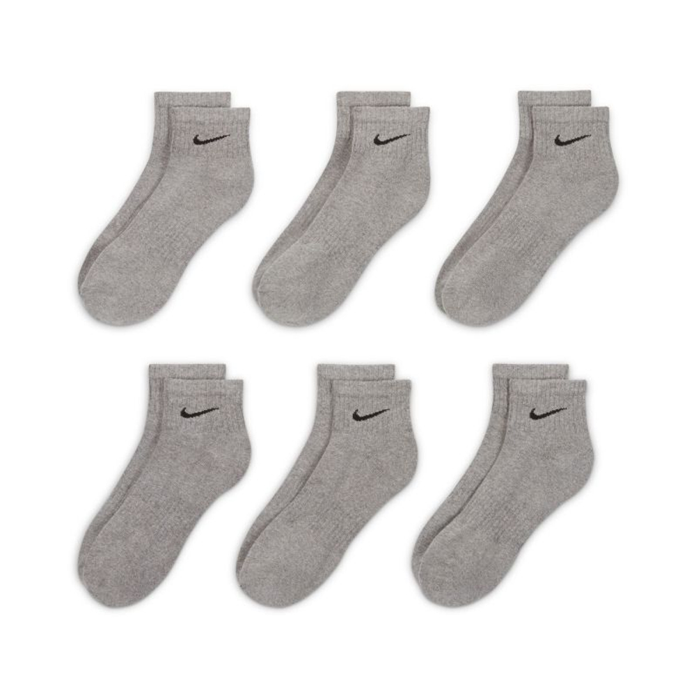 Теннисные носки Nike Everyday Cotton Cushioned 6P - carbon heather/black