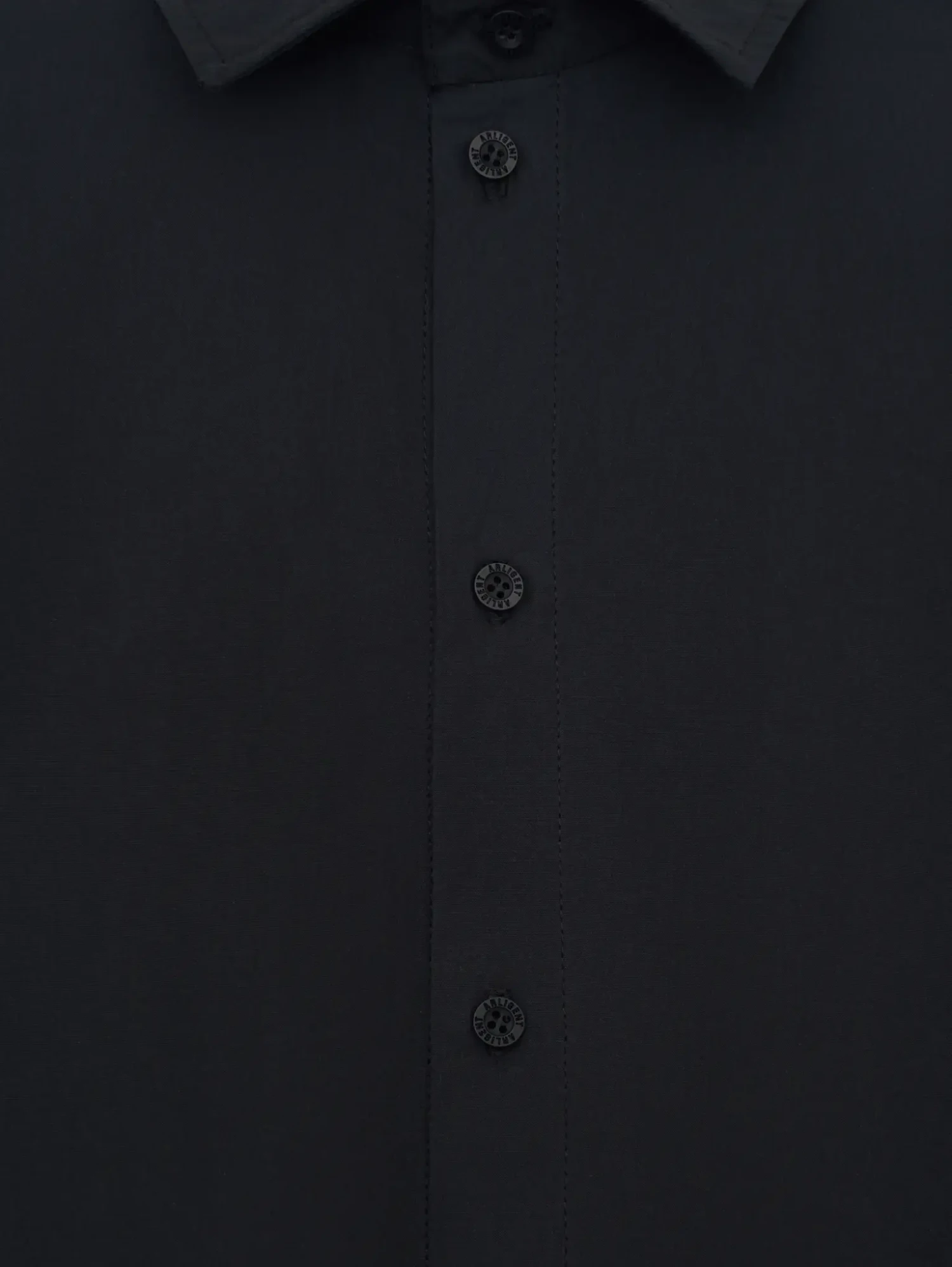 Рубашка из итальянского хлопка черная