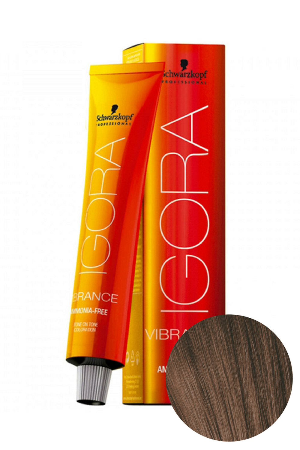 Крем - краска без аммиака Igora Vibrance 6-66 Темный русый шоколадный экстра Schwarzkopf Professional, 60 мл