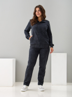 Костюм с брюками КБфп-584/варенка-графит