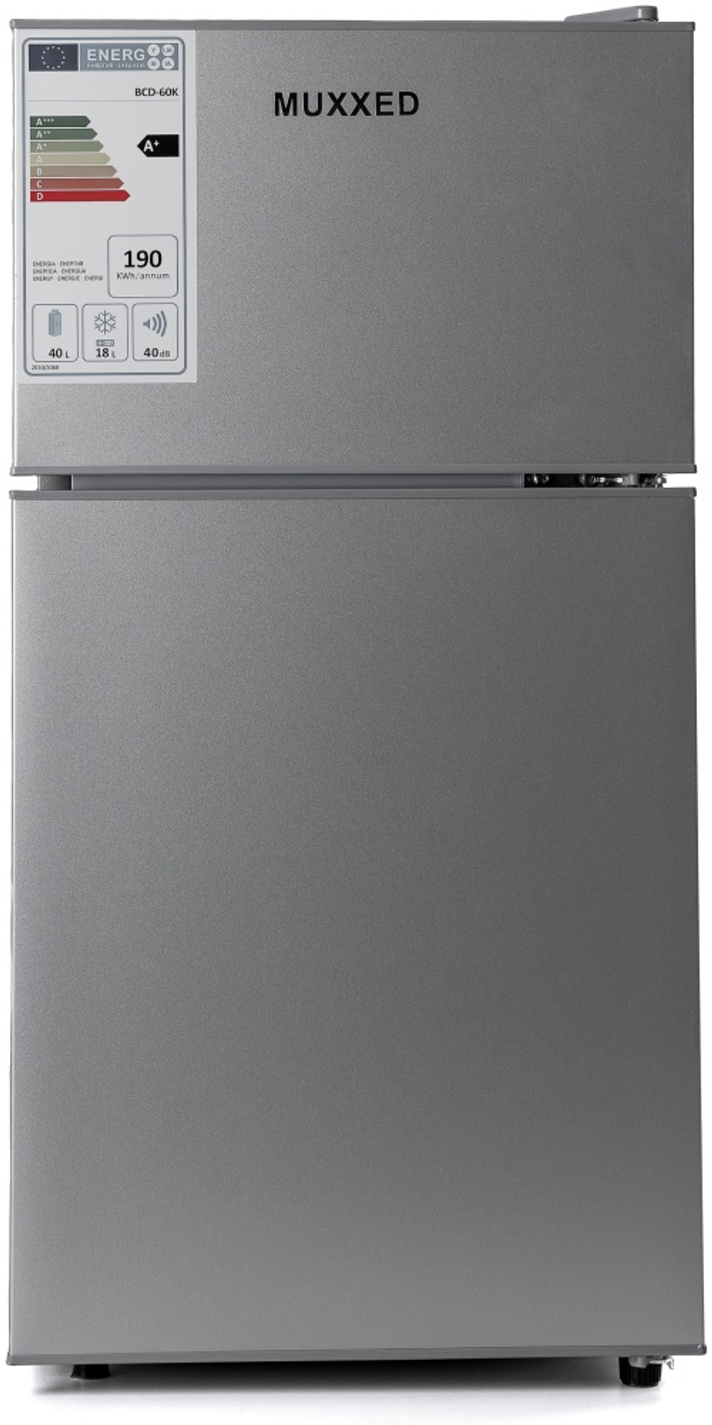 Холодилник Muxxed BCD - 60К серый