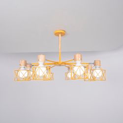 Потолочная люстра CORF B3 Yellow 8 lamps