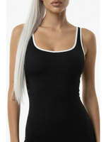 Комбинезон спортивный утягивающий черный