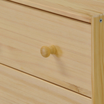 Прикроватная тумба Раст из сосны с 2 ящиками, 52х30х40 см, в скандинавском стиле, натуральная отделк