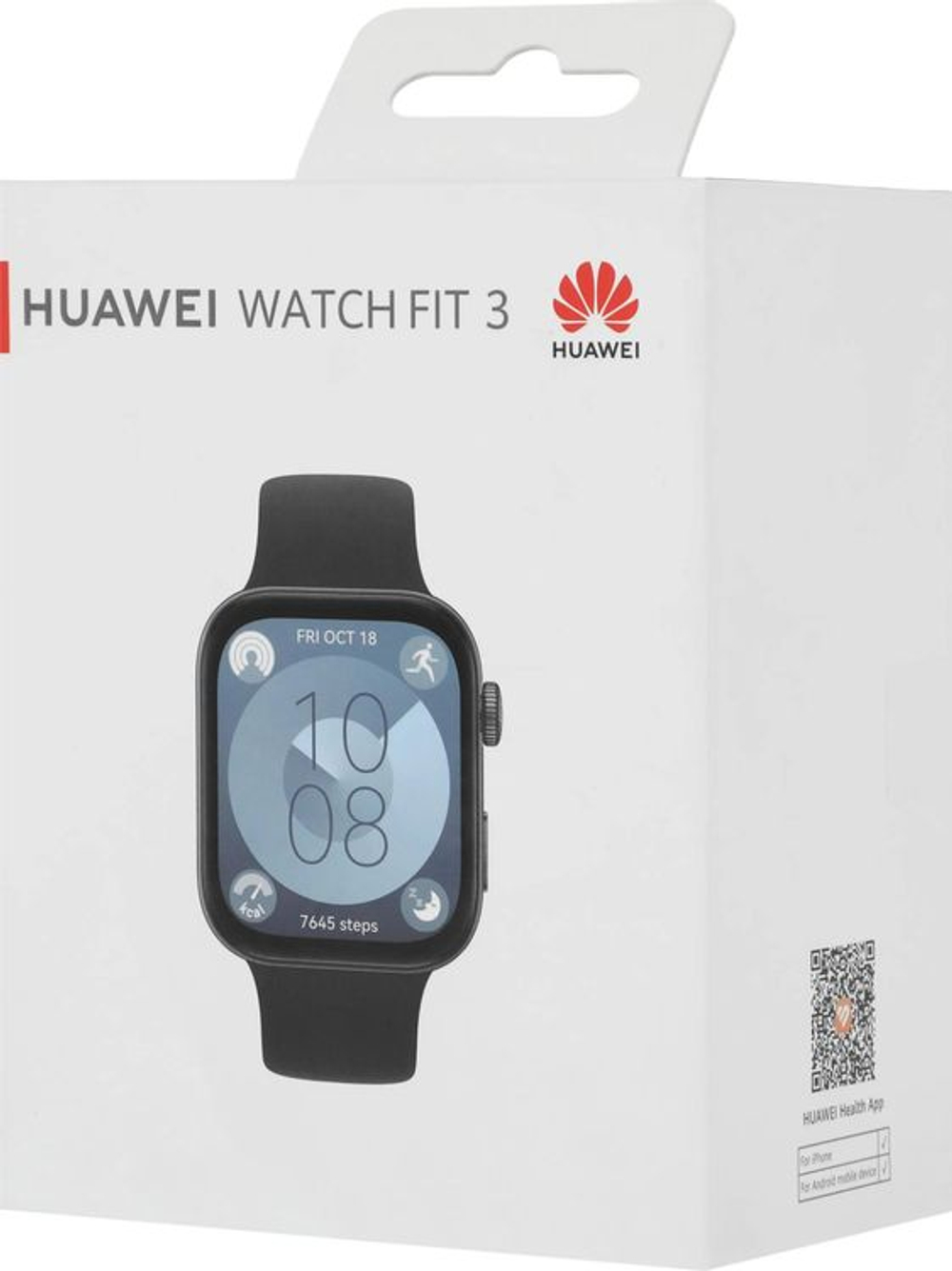 Смарт-часы Huawei Watch Fit 3 Solo-B09S,  1.82",  черный
