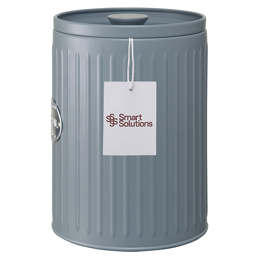 Банка для хранения крупы zinco, 2,2 л, серая