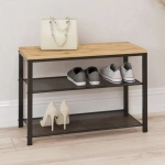 Обувница ТОРОНТО, цвет черный, 67*45*30см