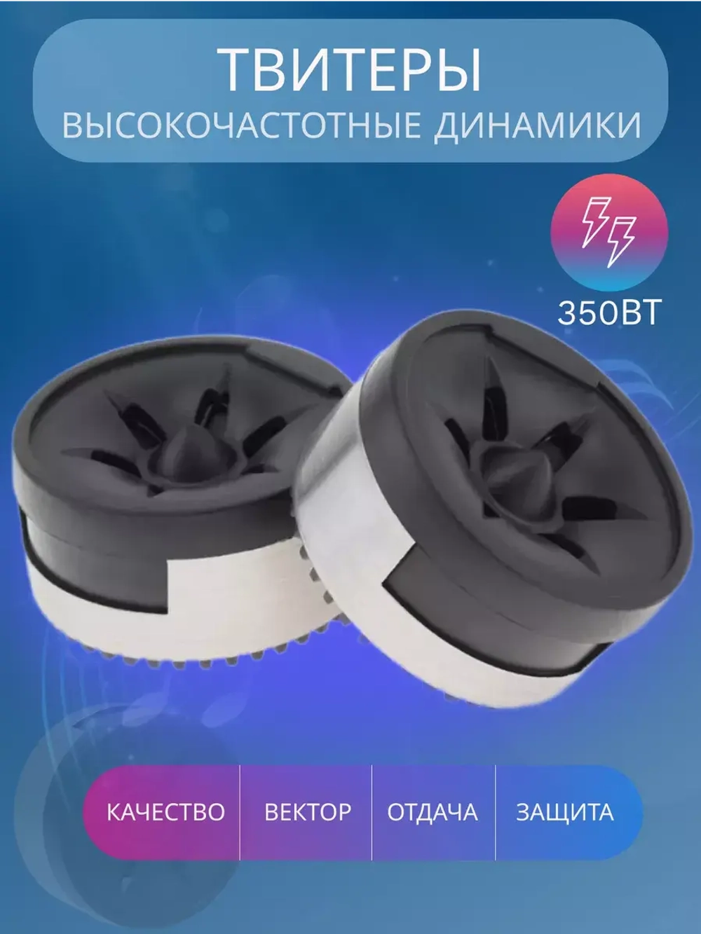 Динамики автомобильные пищалки твитеры СТС584