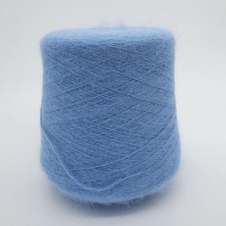 Пряжа Chiara 2/9000 (80% ангора спайки, 20% полиамид) 450м/100гр, небо