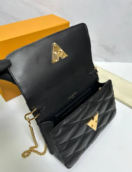Клатч Louis Vuitton GO-14 чёрный.