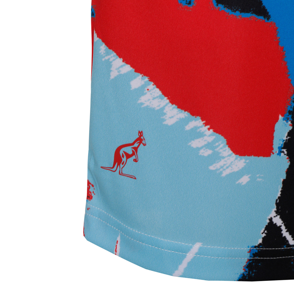 Мужские теннисные шорты Australian Ace Stampa Color Play Shorts Men - Blue, Multicoloured