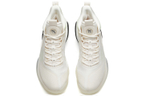 Anta Anta KT7 blank shock absorption non-slip wear-resistant high-top basketball shoes white