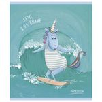 Тетрадь 48 л. кл. скреп. ЮНИКОРНИЗАЦИЯ А5 soft touch выб. УФ-лак офс., 5шт