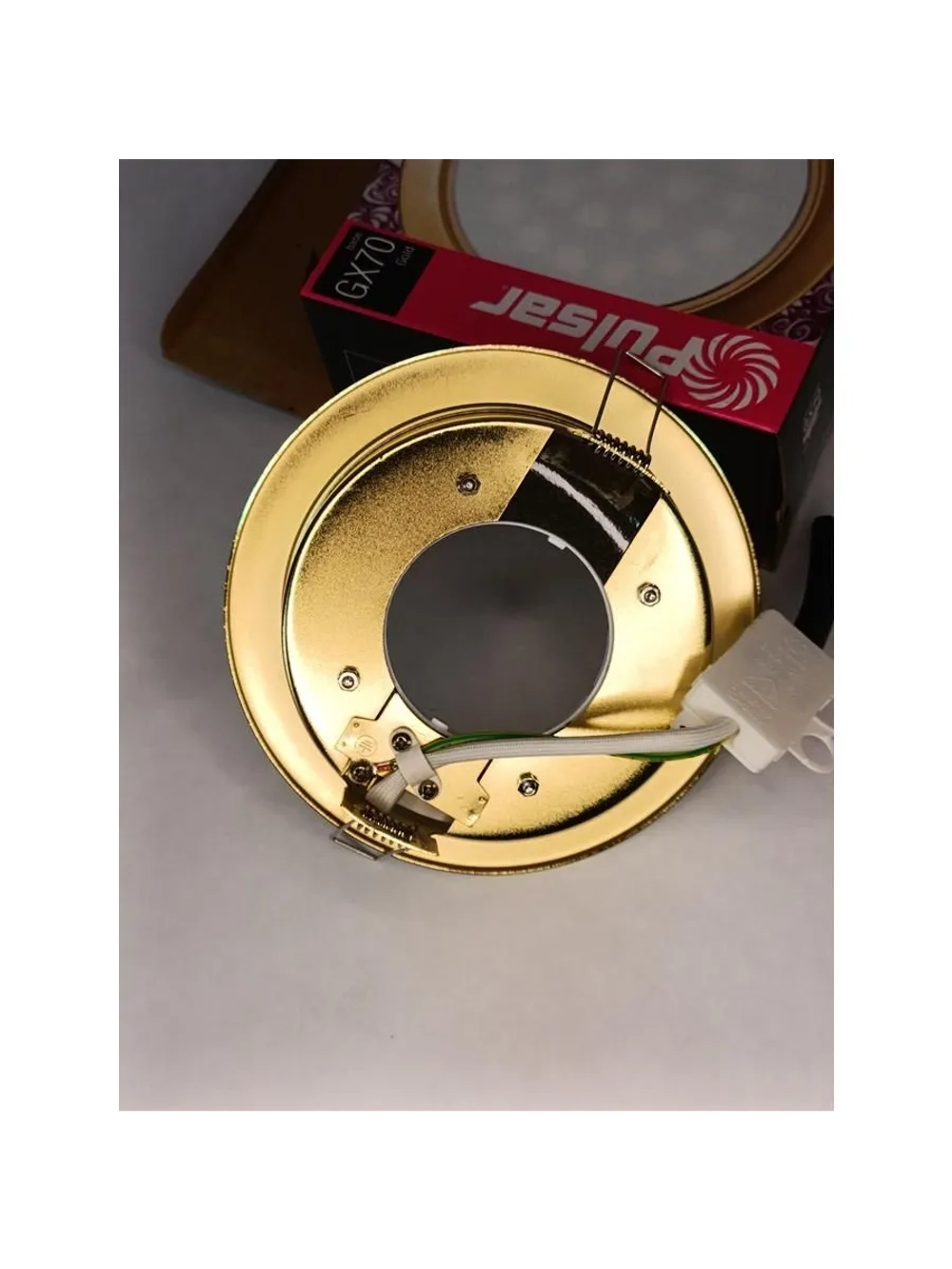 Светильник встраиваемый Pulsar AAM-GX70-H5-G1 золото. Товар