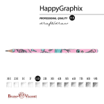 Карандаш ч/г НВ "HappyGraphix. Life Style. Pink dream" (Bruno Visconti)