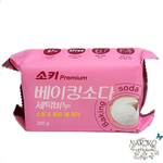 Премиальное дезодорирующее мыло для выведения пятен Mukunghwa Premium Baking Soda хозяйственное с содой, 200 гр.