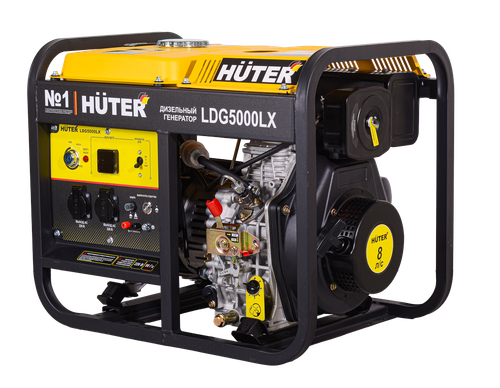 Электрогенератор дизельный Huter LDG 5000LX