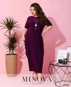 Платье 18-39-сливовый Minova