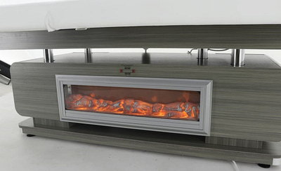 Электрический массажный стол ММКМ-2 (тип 4) (КО-154Д) белый, кофе с молоком