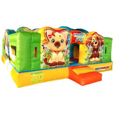 Батут "Добрые зверята", 5*5*2.8 м