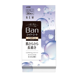 Дезодорант-антиперспирант салфетки, Lion Япония, Ban, Refresh, Цветочное мыло, 36 шт