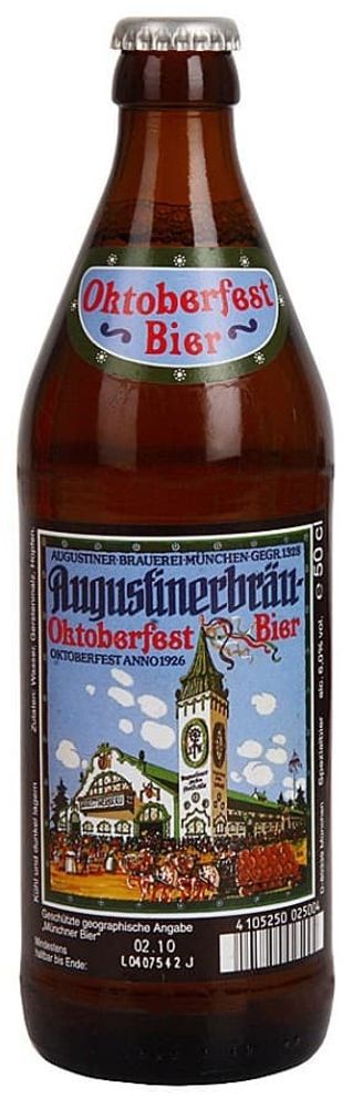 Пиво Августинер Октоберфест / Augustiner Brau Oktoberfest 0.5л - 20 шт
