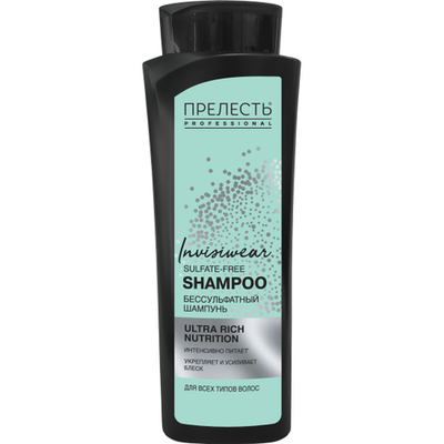 Прелесть Prof Бессульфатный шампунь Ультрапитат. 380 мл.