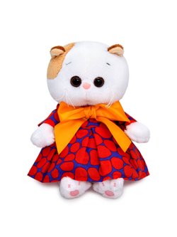 Мягкая игрушка Ли-Ли Baby в платье с оранжевым бантом 20 см