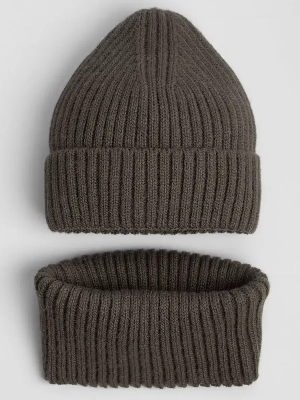 Шапка детская и снуд осенняя