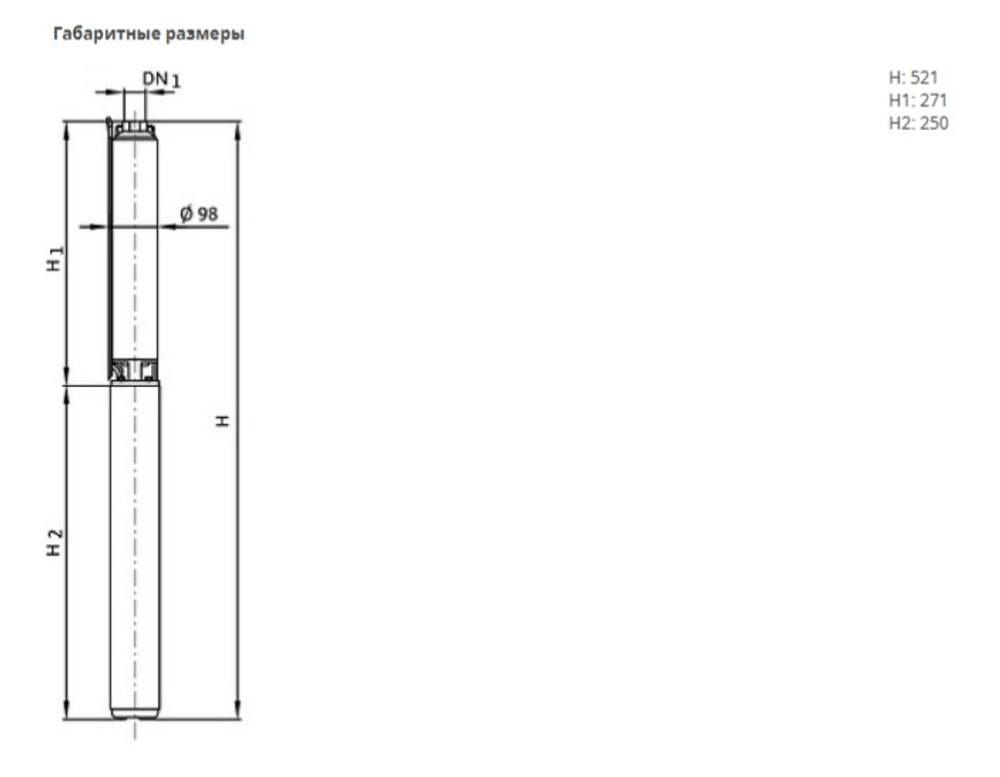 Насос скважинный TWU 4-0207-C (0,37)