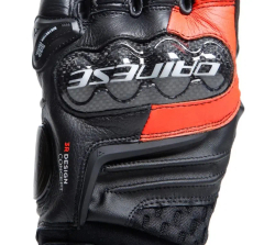 Мотоперчатки Dainese "Carbon 4", кожаные, защита на костяшках и ладонях
