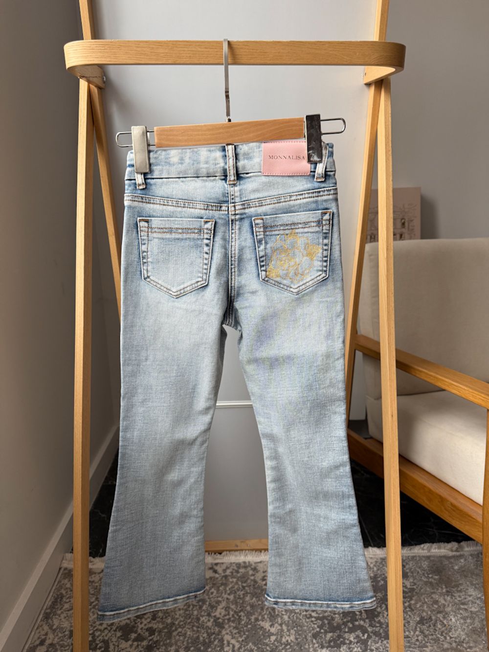 Новые джинсы Monnalisa, 128
