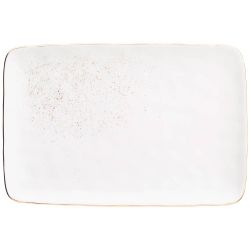 БЛЮДО ПРЯМОУГОЛЬНОЕ BRONCO "GOLD" 30*20,5*2,5 СМ (КОР=12ШТ.)