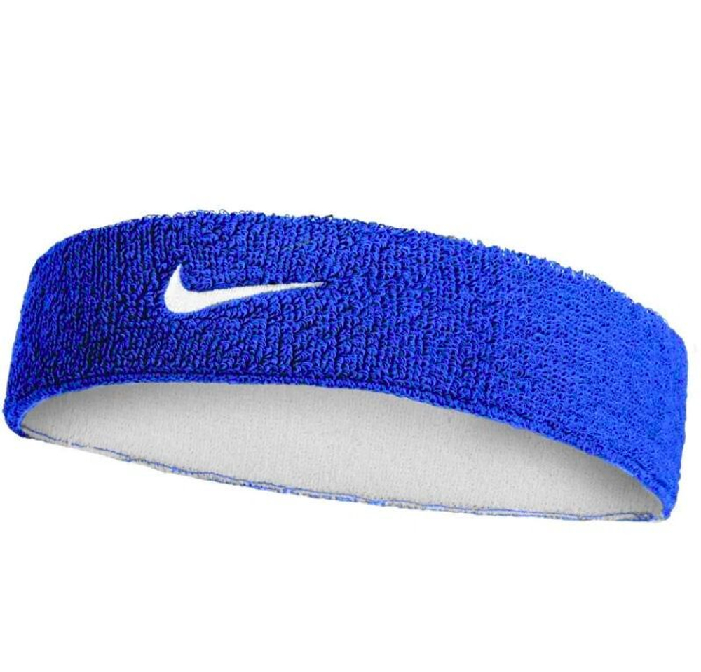 Повязка на голову Nike Swoosh Reversible Headband - game royal/white
