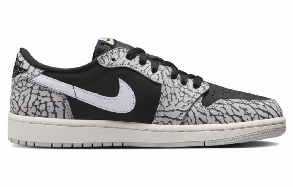 Кроссовки Jordan Air Jordan 1 Low "Black Cement" (Женская размерная сетка)