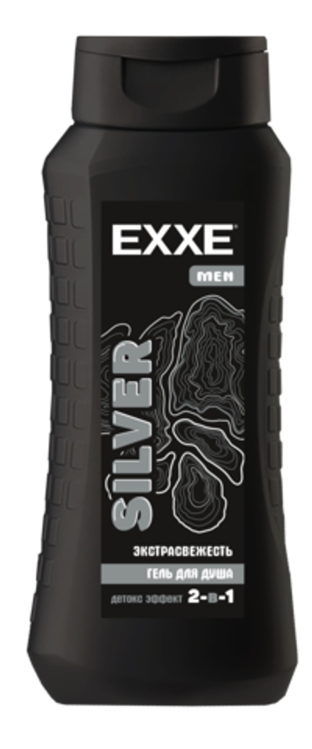EXXE MEN гель для душа 2в1 "Экстрасвежесть" Silver 400 мл
