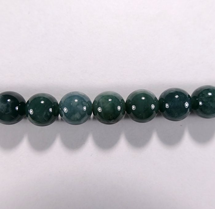 Бусина из жадеита (Гватемала), шар гладкий 10 мм