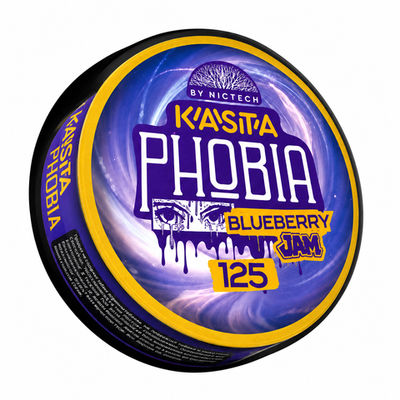 KASTA PHOBIA BLUEBERRY JAM (125 МГ) - ЧЕРНИЧНЫЙ ДЖЕМ