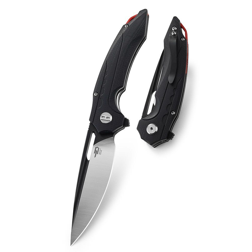 Нож складной Bestech Ornetta сталь D2, рукоять G10 черная
