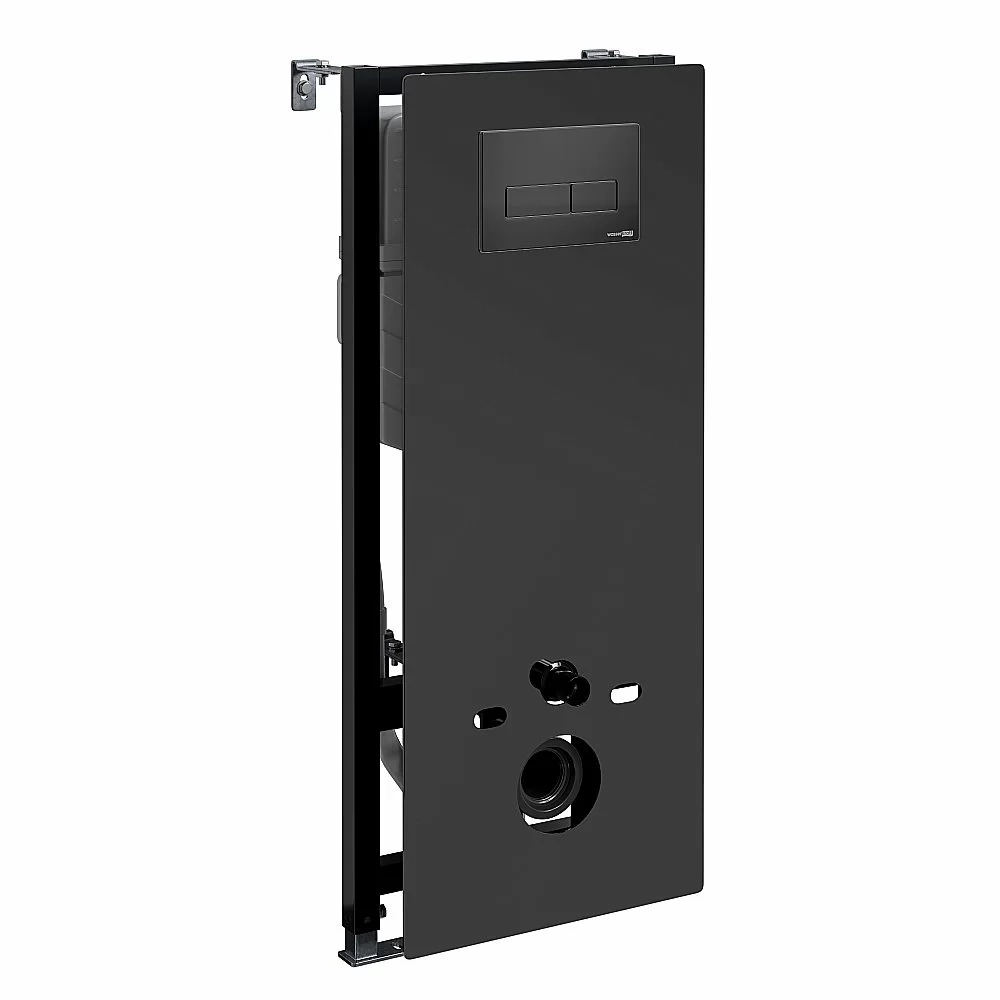 Инсталляция для унитаза WasserKraft Abens 20TLT.010.ME.BL.MB03 черная панель/кнопка черная матовая