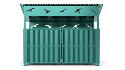 Контейнерная с воротами SK00116