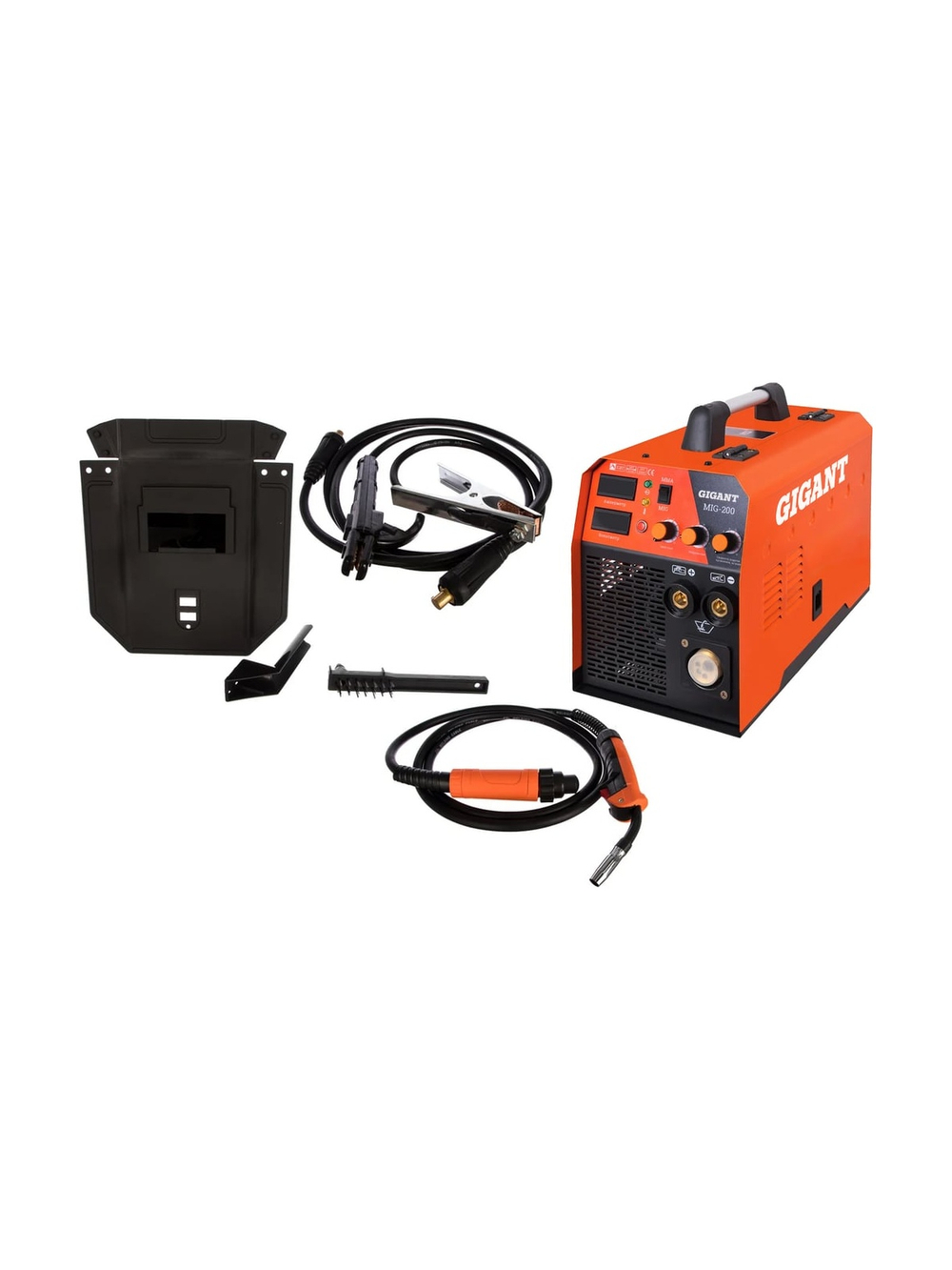 Сварочный полуавтомат - инвертор (200 A; EURO; ПВ 60%) Gigant MIG-200