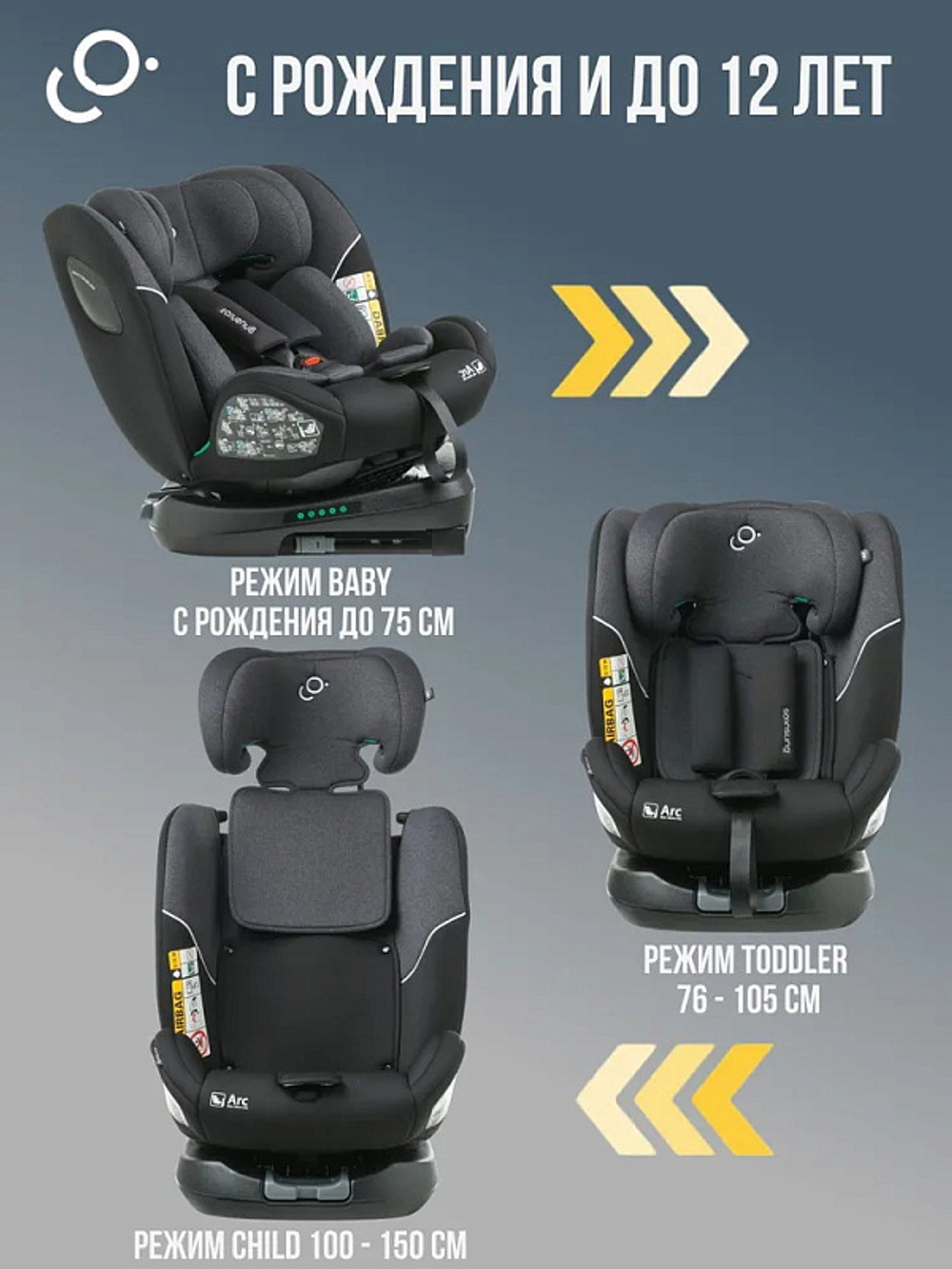 Автокресло Soonsung Arc C06600 CU001 Black