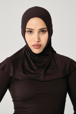 Балаклава двухслойная коричневая