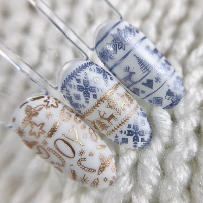 Swanky Stamping Лак для стемпинга M120 Серо-голубой, 10мл
