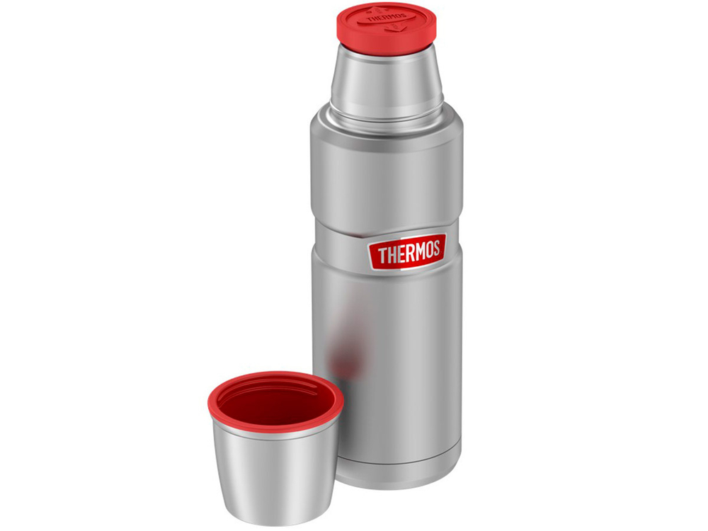 Термос для напитков THERMOS KING SK-2000 RCMS 0.47L, нержавеющая сталь, винтовая пробка, цвет стальной