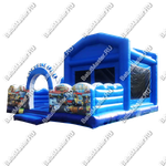 Коммерческий надувной батут "Стройка" 8*7*5 м