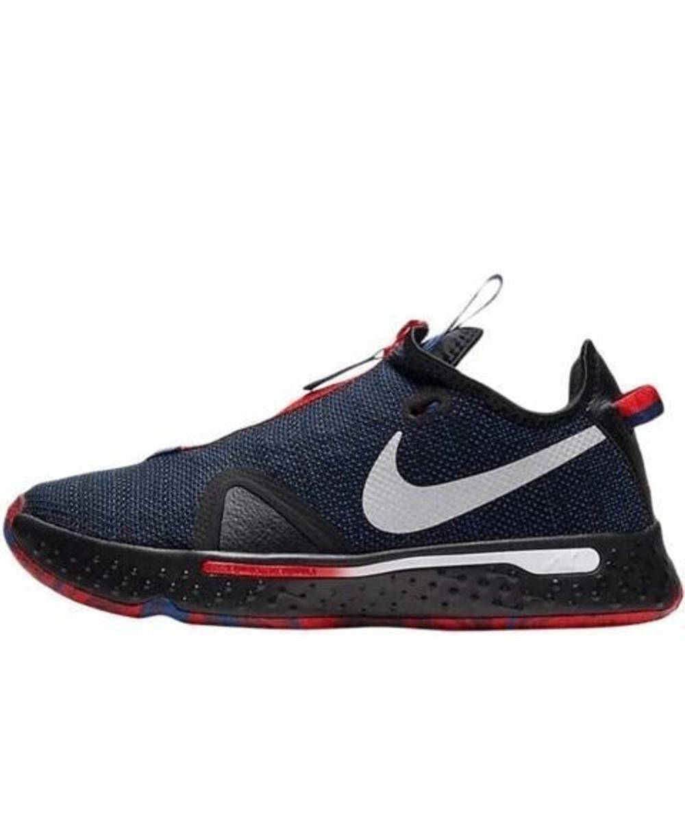 Nike PG 4 Clippers "Metallic Silver Rush Blue"