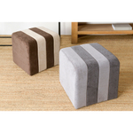 Пуф idar, шенилл, коричнево-бежевый